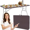 Skladací cateringový stôl 180x74 cm SPRINGOS RAUT GF0055 hnedý