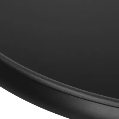 Záhradný stolík 60 cm SPRINGOS BISTRO BLACK čierny