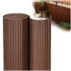 PVC zástena 1x4 m na balkón plot SPRINGOS GA0249 hnedá