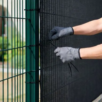 Tieniaca tkanina 150cm x 25m, 90% zatienenie, čierna SPRINGOS SN0022