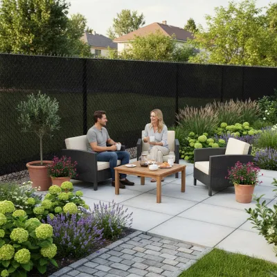 Tieniaca tkanina 150cm x 25m, 90% zatienenie, čierna SPRINGOS SN0022