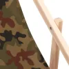 Záhradné drevené lehátko DECHLAND OXFORD 67 camo