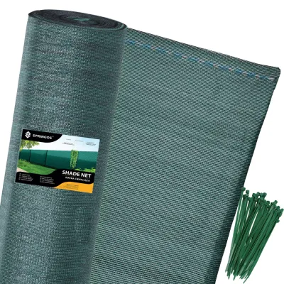 Tieniaca tkanina 150cm x 25m, 65% zatienenie, zelená SPRINGOS SN0020