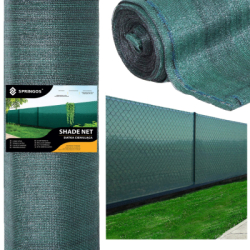 Tieniaca tkanina 150cm x 25m, 65% zatienenie, zelená SPRINGOS SN0020
