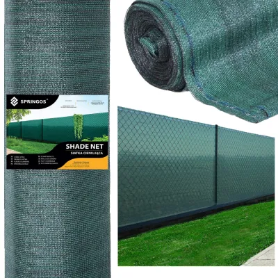 Tieniaca tkanina 150cm x 25m, 65% zatienenie, zelená SPRINGOS SN0020
