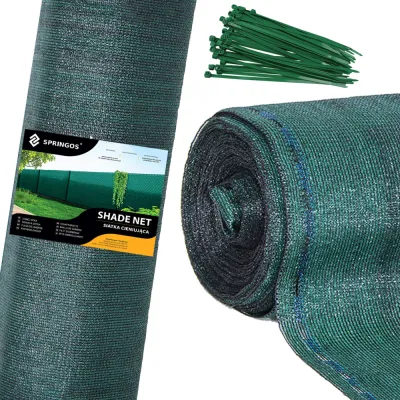 Tieniaca tkanina 170cm x 10m, 95% zatienenie, zelená SPRINGOS SN0036