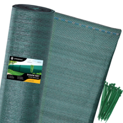 Tieniaca tkanina 100cm x 50m, 90% zatienenie, zelená SPRINGOS SN0046