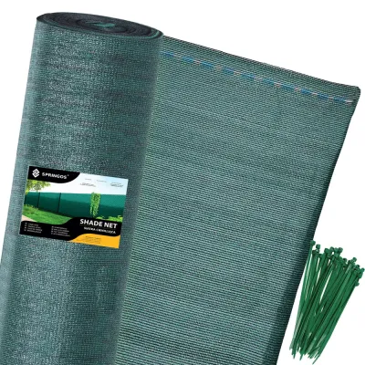 Tieniaca tkanina 100cm x 50m, 90% zatienenie, zelená SPRINGOS SN0046