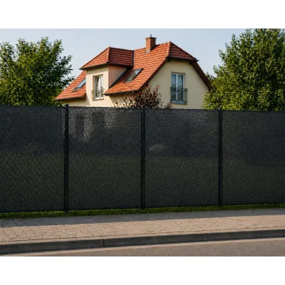 Tieniaca tkanina na plot 120cm x 25m 90% zatienenie SPRINGOS SN0044 grafitová