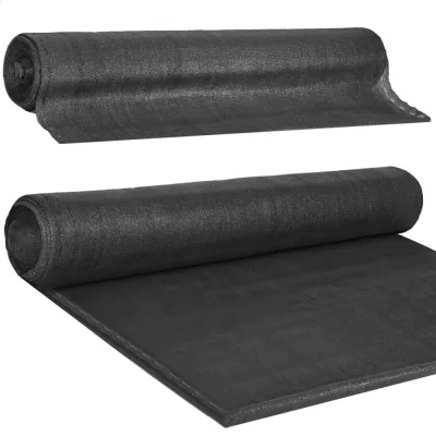 Tieniaca tkanina 150cm x 50m, 65% zatienenie, grafitová SPRINGOS SN0049