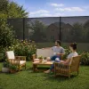 Tieniaca tkanina 150cm x 50m, 65% zatienenie, grafitová SPRINGOS SN0049