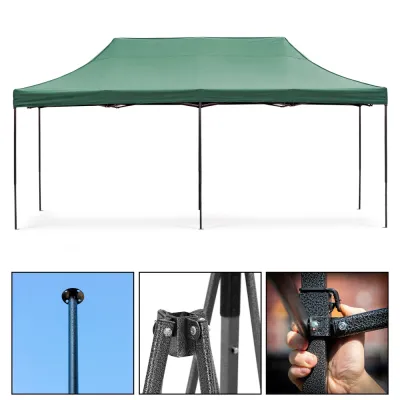 Párty stan 3x6 m SPRINGOS GP0009 zelený
