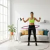Hula hoop obruč 100cm ACTIGET ACT0132 ružovo-šedá
