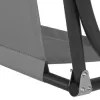 Podsedák na záhradnú hojdačku 110x90 cm SPRINGOS GS1003S, šedý
