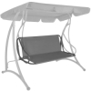 Poťah sedadla pre záhradné hojdačky 110x90 cm SPRINGOS GS1004 sivý