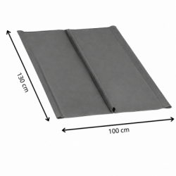 Poťah sedadla pre záhradné hojdačky 130x100 cm SPRINGOS GS1001 sivý