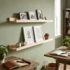 Polica na stenu sada 2ks SPRINGOS WF0021 prírodná