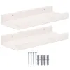 Polica na stenu sada 2ks SPRINGOS WF0013 biela