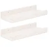 Polica na stenu sada 2ks SPRINGOS WF0013 biela
