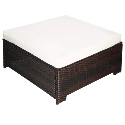 Ratanový set záhradného nábytku SPRINGOS CASA BLANCA 5 čierny