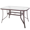 Záhradný stôl 120x70 cm SPRINGOS TOSCANA GF0076 hnedý