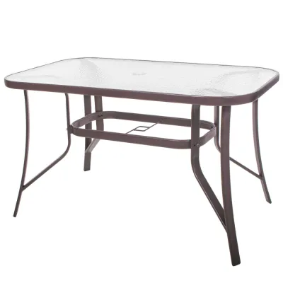 Záhradný stôl 120x70, hnedý SPRINGOS TOSCANA GF0076