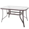 Záhradný stôl 120x70, hnedý SPRINGOS TOSCANA GF0076