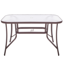 Záhradný stôl 120x70, hnedý SPRINGOS TOSCANA GF0076