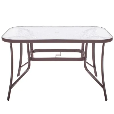 Záhradný stôl 120x70, hnedý SPRINGOS TOSCANA GF0076