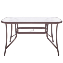 Záhradný stôl 120x70, hnedý SPRINGOS TOSCANA GF0076