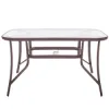 Záhradný stôl 120x70, hnedý SPRINGOS TOSCANA GF0076