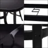 Záhradný stôl 120x70 SPRINGOS TOSCANA GF0077 čierny
