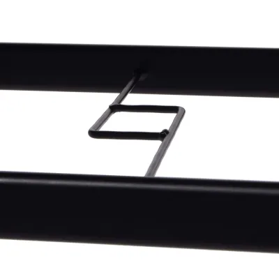 Záhradný stôl 120x70 SPRINGOS TOSCANA GF0077 čierny