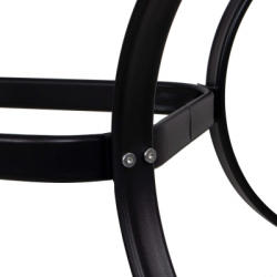 Záhradný stôl 150x90 cm SPRINGOS TOSCANA BLACK čierny