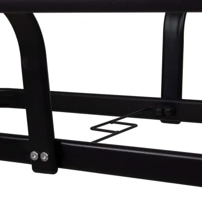 Záhradný stôl 150x90 cm SPRINGOS TOSCANA BLACK čierny