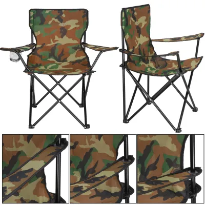Kempingové kreslo SPRINGOS PYRENA CS0110 khaki