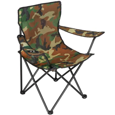 Kempingové kreslo SPRINGOS PYRENA CS0110 khaki