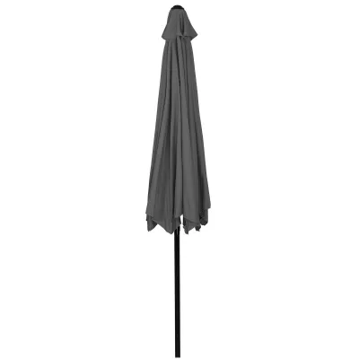 Záhradný slnečník 290 cm, tmavo šedý SPRINGOS SUNNY GU00200