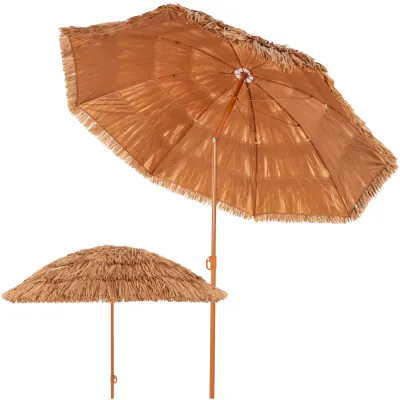 Záhradný slnečník 135 cm SPRINGOS HAVAJ BU0023 hnedý