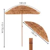Záhradný slnečník 135 cm SPRINGOS HAVAJ BU0023 hnedý