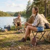 Turistická skladacia stolička SPRINGOS TRIP čierna