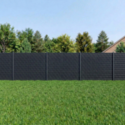 Plotová páska 4,75 cm x 35 m + spony SPRINGOS FN0003 antracitová