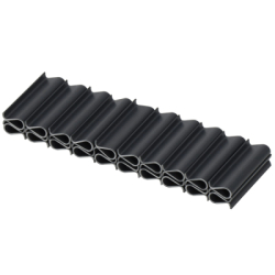 Plotová páska 4,75 cm x 35 m + spony SPRINGOS FN0003 antracitová