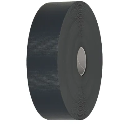 Plotová páska 4,75 cm x 35 m + spony SPRINGOS FN0003 antracitová