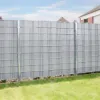 Plotová páska 19cm x 35m + spony SPRINGOS FN0002 svetlo šedá