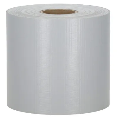 Plotová páska 19cm x 35m + spony SPRINGOS FN0002 svetlo šedá
