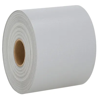 Plotová páska 19cm x 35m + spony SPRINGOS FN0002 svetlo šedá