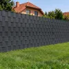Plotová páska 19cm x 35m + spony SPRINGOS FN0001 antracitová