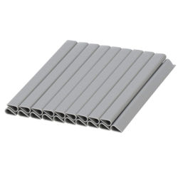Montážne klipy na plot 19x1,5 cm súprava 20k SPRINGOS FN0007 svetlo šedé