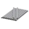 Montážne klipy na plot 19x1,5 cm súprava 20k SPRINGOS FN0007 svetlo šedé